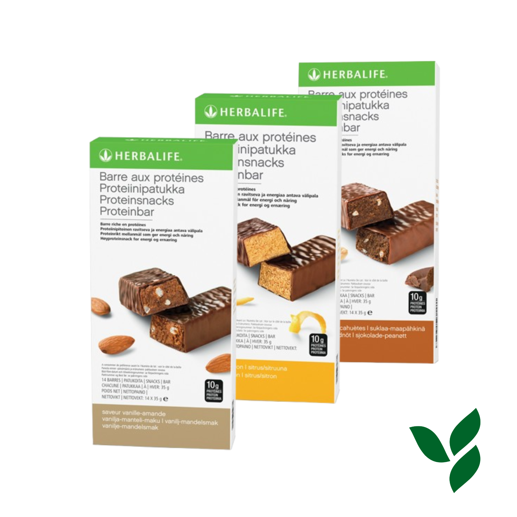 Barres aux Protéines Vanille Amandes 14 barres de 35 g