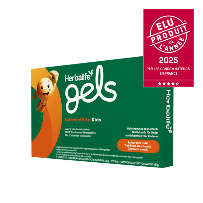 Herbalife Gels NutrientVita Kids Saveur Tutti frutti 30 gommes gel à mâcher