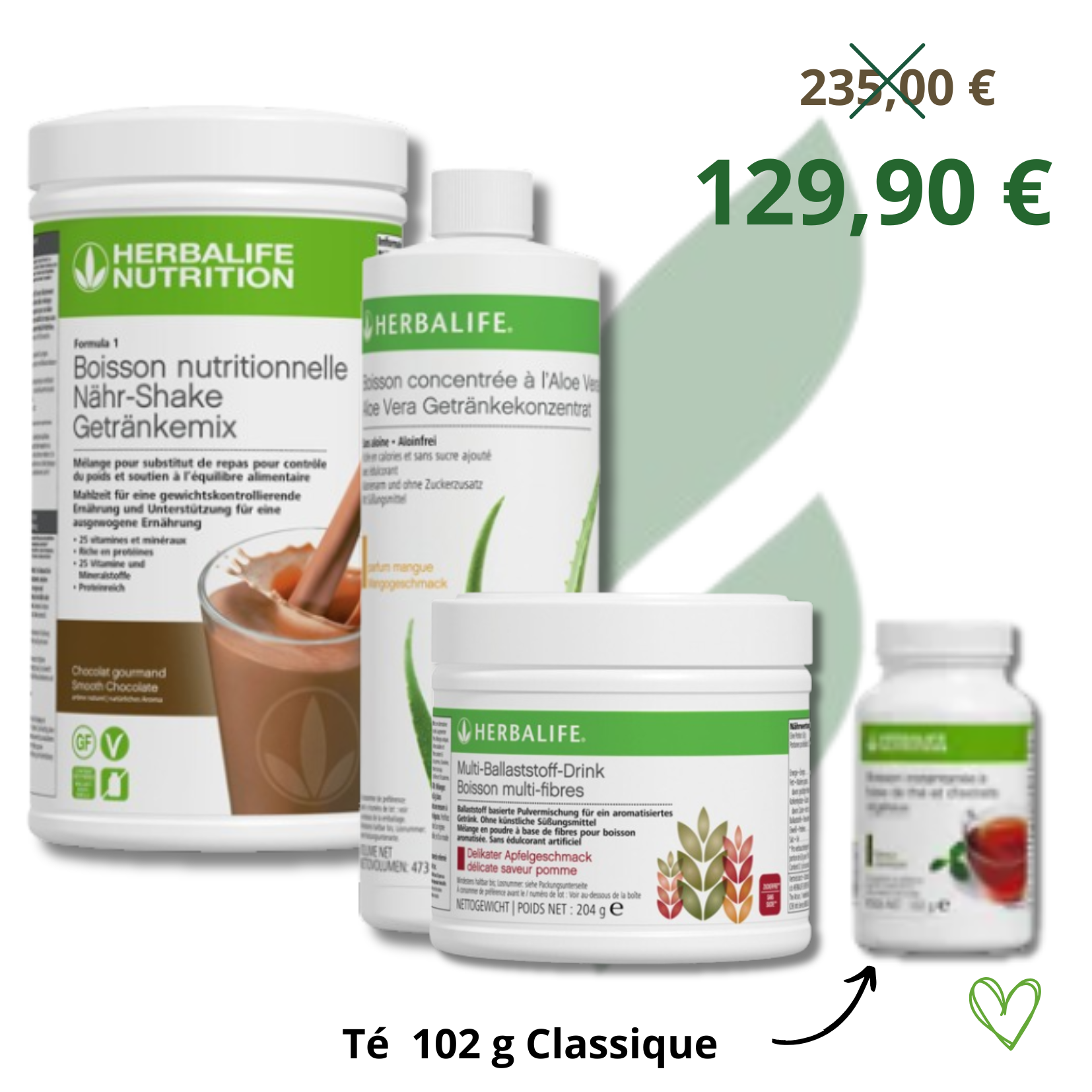 PETIT DÉJEUNER (thé 102g) + FIBRES